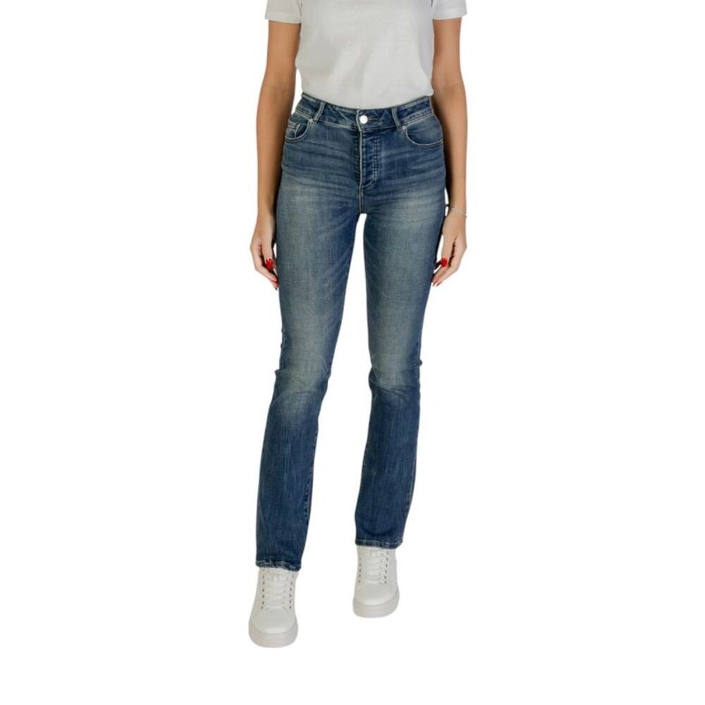Armani Exchange Blue Cotton Skinny Women's Jeans